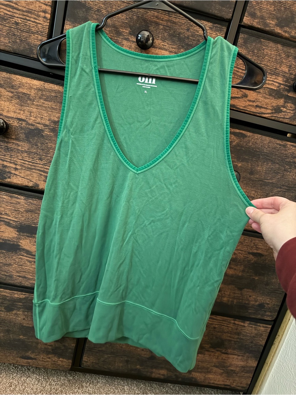 Women’s Green Olli Hiking Tank Top Size XL